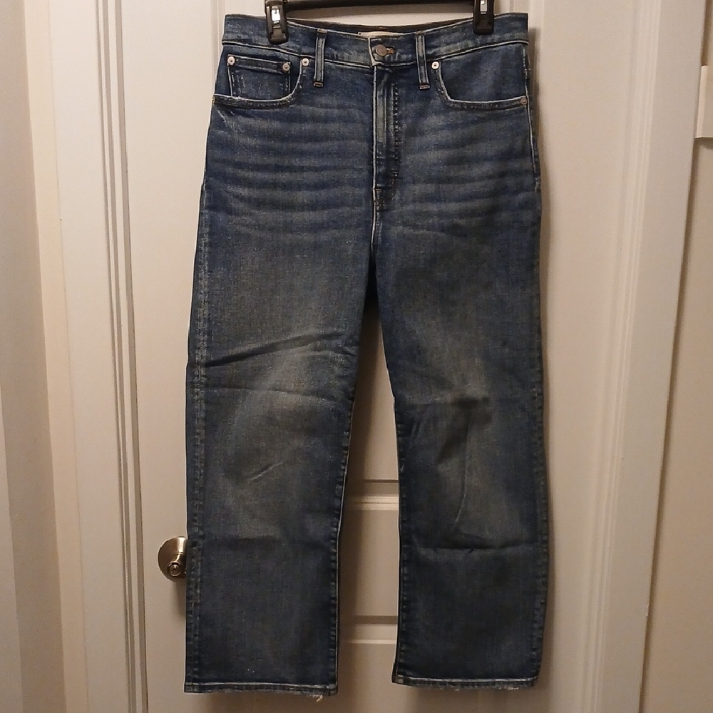 Madewell High Rise Wide Leg Jeans